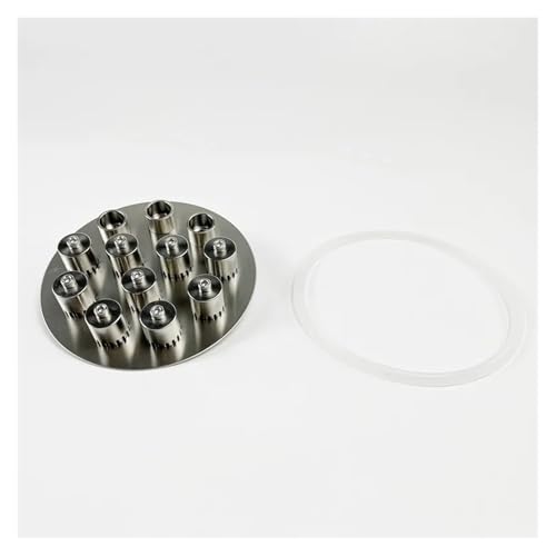 LOFWSGPRX 6" Stainless Steel 304 Bubble Plate Set with Overflow Cap for 6" (154mm) Flange OD167mm,Reflux Column von LOFWSGPRX