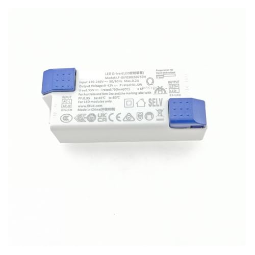 Output DC9-42V 25-32W LED Driver LF-GIF030ES Series No 0.95PF 600mA 700mA 750mA For Panel Light Power(LF-GIF030ES0600H,1 Piece) von LOFWSGPRX