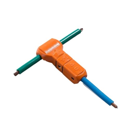 T-5 100PCS Connector 1 Way Joint No welding No screws Quick Connector wire cable clamp Splice Terminal Block 12~11 AWG 4mm2 T-5 100PCS Connector 1 Way Joint No welding No screws Quick Connector wire cable clamp Splice Terminal Block 12~11 AWG 4mm2 von LOFWSGPRX