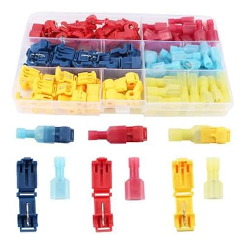 T-Shaped Faucet Wire Connector, Self-Peeling Quick-Splicing Wire Terminal, Insulated Male Spade Terminal Sorting Kit T-Shaped Faucet Wire Connector, Self-Peeling Quick-Splicing Wire Terminal, Insulated Male Spade Terminal Sorting Kit von LOFWSGPRX