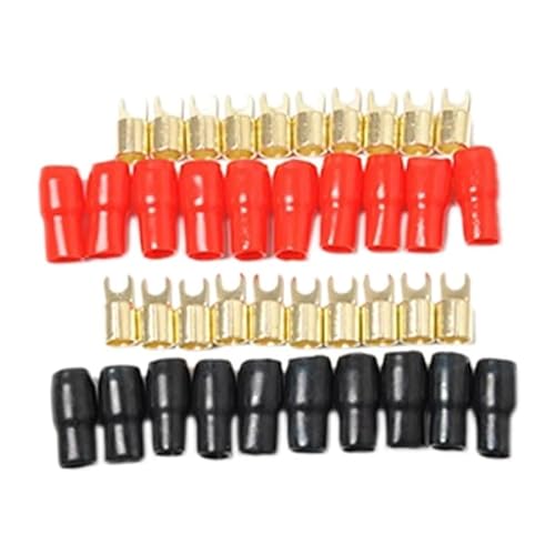 Terminal Spade Fork Adapter Connector Crimp Barrier Spades Speaker Wire Terminal Plug-4GA Terminal Spade Fork Adapter Connector Crimp Barrier Spades Speaker Wire Terminal Plug-4GA von LOFWSGPRX