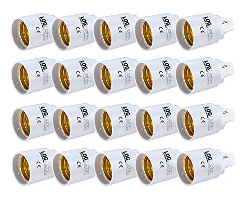 20 x G24 D 2-Pin Adapter E27 Schraubgewinde f LED Leuchtmittel Converter LOG 20 x G24 D 2-Pin Adapter E27 Schraubgewinde f LED Leuchtmittel Converter LOG von LOG Lights of Germany