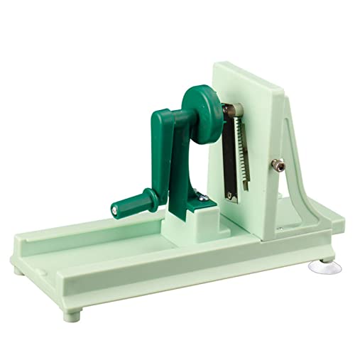 LOGEA Gemüseschneider Manuell Gemüsespaghetti Spiralschneider für Karotte Gurke Zucchini Gemüsenudeln Zucchini Spaghetti Schneider Multifunktional Küchenhelfer Kochzubehör,Grün von LOGEA