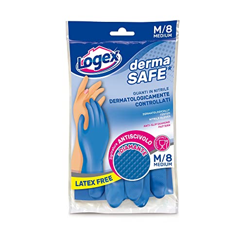 LOGEX PROFESSIONAL DERMASAFE Nitrilhandschuhe Gr. M Blau LOGEX PROFESSIONAL DERMASAFE Nitrilhandschuhe Gr. M Blau von Homry