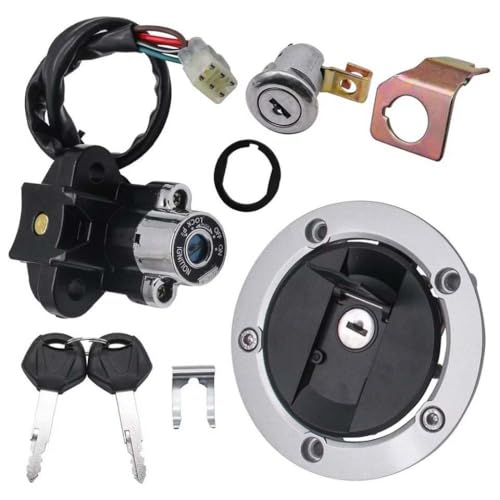 Kraftstoffgaskappe Zündschalter Sitzverriegelungsschlüssel Set kompatibel mit GSXR600 GSXR750 2004 2005 Kraftstoffgaskappe Zündschalter Sitzverriegelungsschlüssel Set kompatibel mit GSXR600 GSXR750 2004 2005 von LOGFDPYM