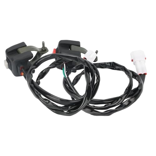 Universal Motorcycle Start Kill Switch Pushtaste Starter Elektroverter Kompatibel mit Dirtbikes ATVs kompatibel mit 110ccm 125CC -Modellen(Start Kill SwitchSet) von LOGFDPYM