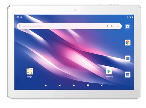 Logicom - Tab Link 4G 104 Tablet - 10,1 Zoll Display + Folio + Tastatur - Android 13-32GB - 2 Kameras (vorne und hinten) - 5000mAh Akku von LOGICOM