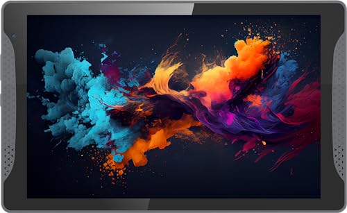 Logicom - Tab Stand Pro 2 Tablet - 10,1 Zoll HD Display - Integrierter Ständer - 64 GB - Android 13-6000 mAh Akku - Bluetooth 5.0 - Grau von LOGICOM
