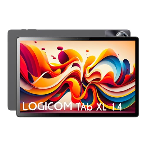 Logicom - Tab XXL 14 – Tablet 14 Zoll Android 15 – Octa-Core 1,6 GHz – 128 GB von LOGICOM