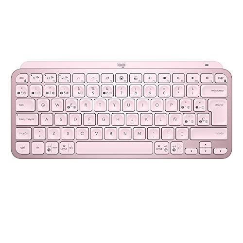 Logitech - Input Devices MX Keys Mini WRLS Illumin.Keyb Rose – ESP – Mediter, 920-010813 von Logitech