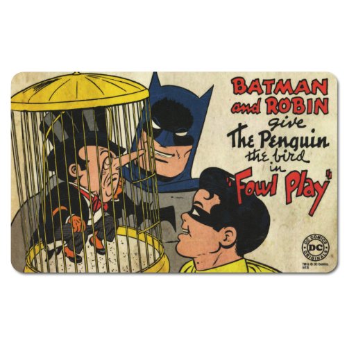 Logoshirt® DC Comics I Batman & Robin I The Penguin I Frühstücksbrettchen I Schneidebrett I 23x14cm I spülmaschinenfest & hitzebeständig I Lizenziertes Originaldesign von Logoshirt