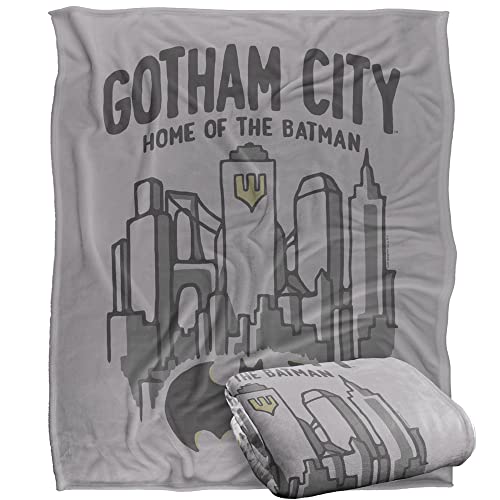 BATMAN Silky Touch Kuscheldecke, superweich, 152 x 127 cm von LOGOVISION