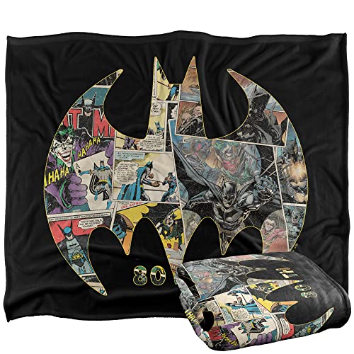 BATMANBatman Silky Touch Kuscheldecke, Optimalweich, 152 x 127 cm von LOGOVISION