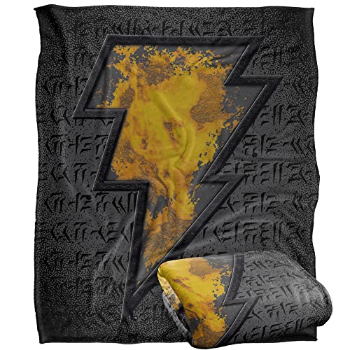 BLACK ADAM Decke Silky Touch, superweich, 152 x 127 cm von LOGOVISION