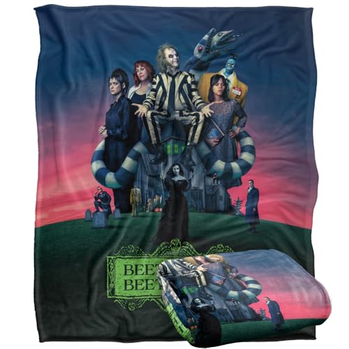 Beetlejuice 2 (2024) Silky Touch Superweiche Kuscheldecke 152 x 127 cm von LOGOVISION