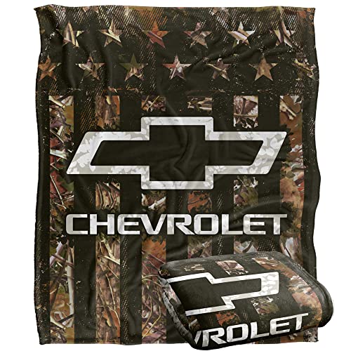 Chevy Blanket Silky Touch Kuscheldecke mit Camouflage-Logo, superweich, 152 x 127 cm Chevy Blanket Silky Touch Kuscheldecke mit Camouflage-Logo, superweich, 152 x 127 cm von LOGOVISION