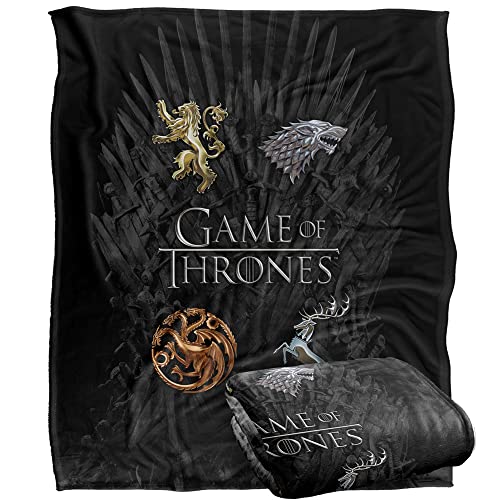 Game of THRONESGame of Thrones Seidige Kuscheldecke, Optimalweich, 152 x 127 cm von LOGOVISION