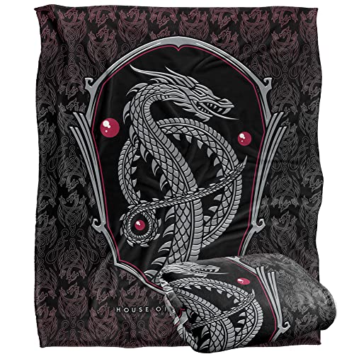 Game of Thrones Optimal weiche Kuscheldecke, Haus des Drachen, Silky Touch, 152 x 127 cm von LOGOVISION