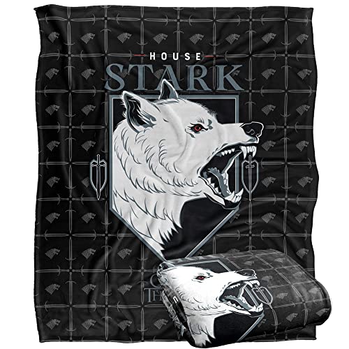 Game of Thrones Seidige Kuscheldecke, superweich, 152 x 127 cm von LOGOVISION