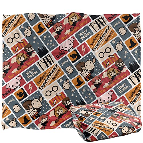 Harry Potter Silky Touch Kuscheldecke, Optimalweich, 152 x 127 cm von LOGOVISION