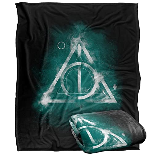 HARRY POTTER Silky Touch Optimalweiche Kuscheldecke, 152 x 127 cm von LOGOVISION