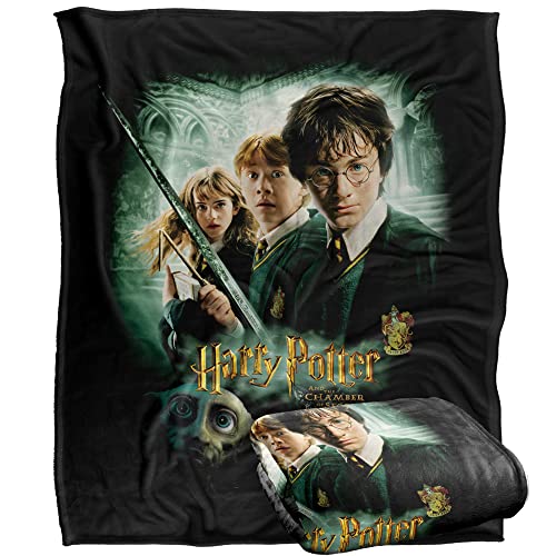 Harry Potter Silky Touch Kuscheldecke, Optimalweich, 152 x 127 cm von LOGOVISION