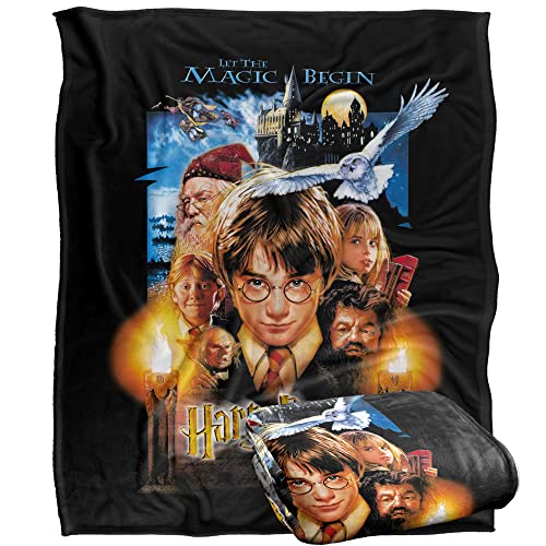 Harry Potter Silky Touch Superweiche Kuscheldecke 152 x 127 cm von LOGOVISION