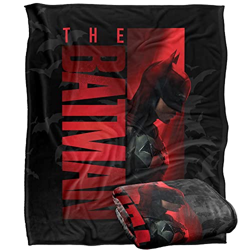 BATMAN (2022 Kuscheldecke Silky Touch, superweich, 152 x 127 cm von LOGOVISION