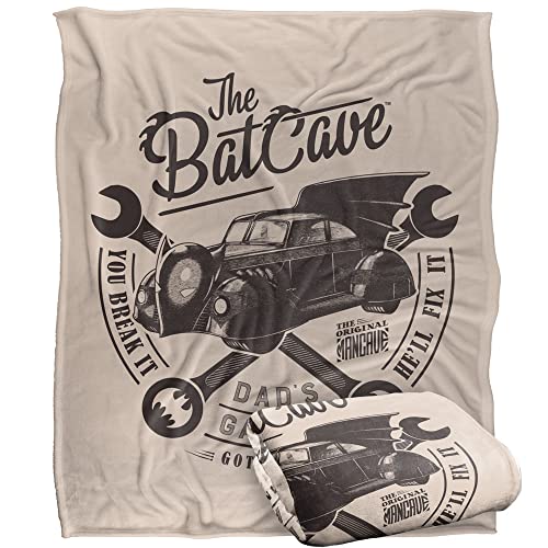 BATMANBatman Silky Touch Kuscheldecke, Optimalweich, 152 x 127 cm von LOGOVISION