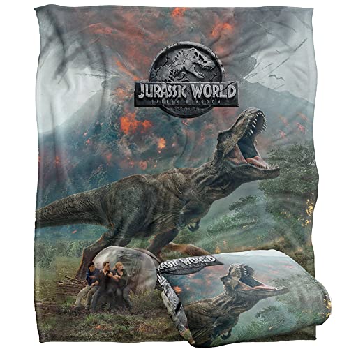 JURASSIC WORLDas gefallene Königreich von Trex Poster Silky Touch, superweich, Decke 152 x 127 cm von LOGOVISION