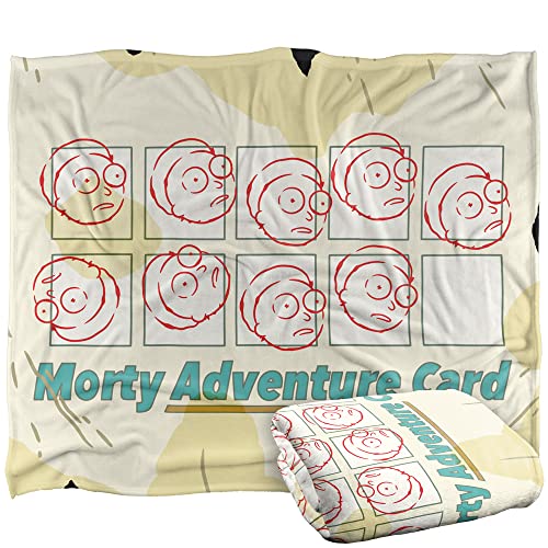 RICK AND MORTY Silky Touch Kuscheldecke, superweich, 152 x 127 cm von LOGOVISION