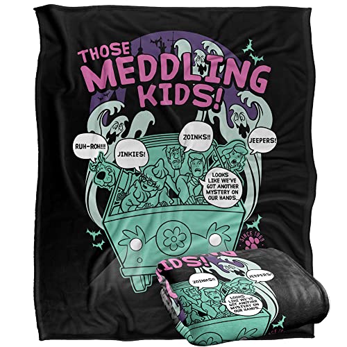 SCOOBY DOO! Optimalweiche Kuscheldecke von Silky Touch, 152 x 127 cm von LOGOVISION