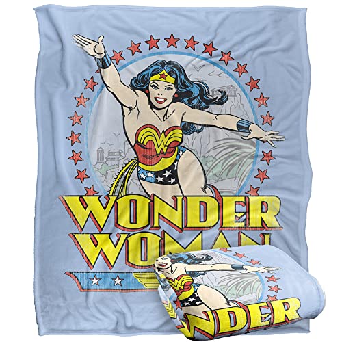 Wonder WOMANWonder Woman Silky Touch Kuscheldecke, Optimalweich, 152 x 127 cm von LOGOVISION