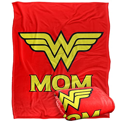 WONDER WOMAN Silky Touch Kuscheldecke, superweich, 152 x 127 cm von LOGOVISION