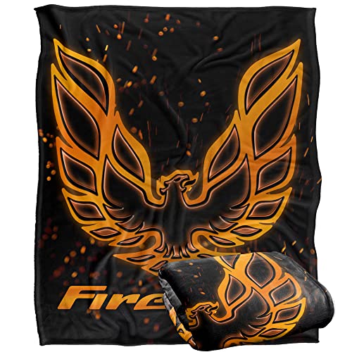 Pontiac Decke, 152 x 127 cm, Firebird Eagle Logo, Silky Touch, superweich von LOGOVISION