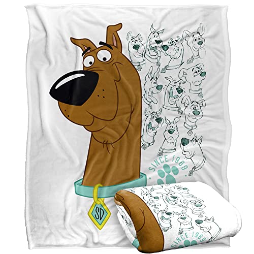 SCOOBY DOO! Optimalweiche Kuscheldecke von Silky Touch, 152 x 127 cm von LOGOVISION