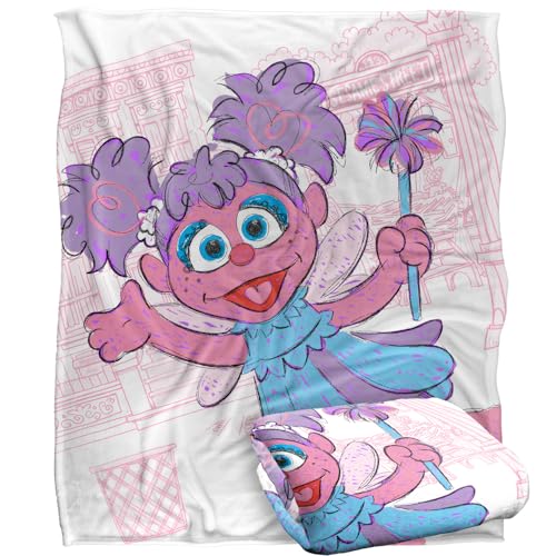 Sesame Street Decke, 152 x 127 cm, Big Abby On The Street Silky Touch, superweich Sesame Street Decke, 152 x 127 cm, Big Abby On The Street Silky Touch, superweich von LOGOVISION