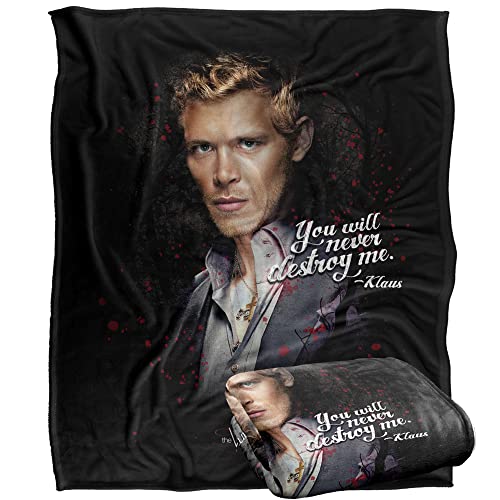 VAMPIRE DIARIES Silky Touch Kuscheldecke, Optimalweich, 152 x 127 cm von LOGOVISION