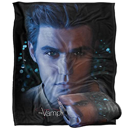 VAMPIRE DIARIES Stefan (Wesley) Silky Touch Kuscheldecke, superweich, 152 x 127 cm von LOGOVISION