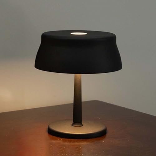 LOGT Led Tischlampe Touch Dimmer Schnurlose Schreibtischlampe Akku Pilz Tischleuchte Innen und Außen Tragbar Table Lamp 3000K Warmweiß Touch Control Nachttischlampe USB Aufladbar Aluminium,Schwarz LOGT Led Tischlampe Touch Dimmer Schnurlose Schreibtischlampe Akku Pilz Tischleuchte Innen und Außen Tragbar Table Lamp 3000K Warmweiß Touch Control Nachttischlampe USB Aufladbar Aluminium,Schwarz von LOGT