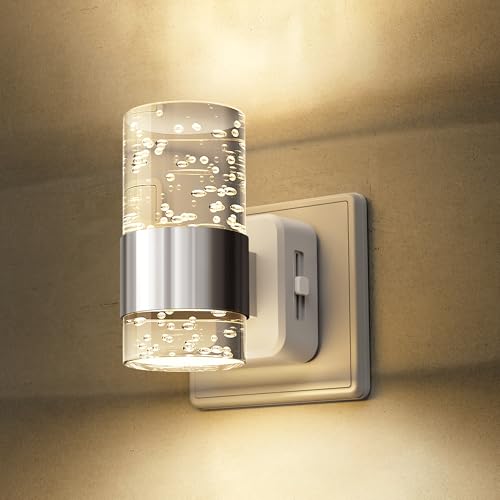 LOHAS-LED Nachtlicht Steckdose mit Dämmerungssensor, 3000K Warmweiß, Einstellbare Helligkeit 0-100LM, Moderne Acryl Nachtlicht, LED Steckdosenlicht für Flur, Treppe, Schlafzimmer, Küche, Badezimmer LOHAS-LED Nachtlicht Steckdose mit Dämmerungssensor, 3000K Warmweiß, Einstellbare Helligkeit 0-100LM, Moderne Acryl Nachtlicht, LED Steckdosenlicht für Flur, Treppe, Schlafzimmer, Küche, Badezimmer von LOHAS-LED