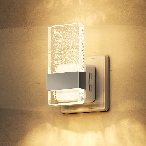 LOHAS-LED Nachtlicht Steckdose mit Dämmerungssensor, Nachtlicht Kinder, 3000K Warmweiß, Einstellbare Helligkeit 0-100LM, LED Steckdosenlicht für Flur, Treppe, Schlafzimmer, Küche, Badezimmer 1 Stück von LOHAS-LED