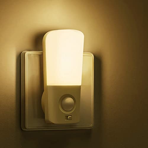 LOHAS-LED Nachtlicht mit Bewegungsmelder[1er Pack], LED Nachtlicht Steckdose Warmweiß 3000K, 3 Modi LED-Nachtlicht für Kinder, Nachtlicht fur Flur, Schlafzimmer, Treppe, Kinderzimmer Nachtlicht von LOHAS-LED