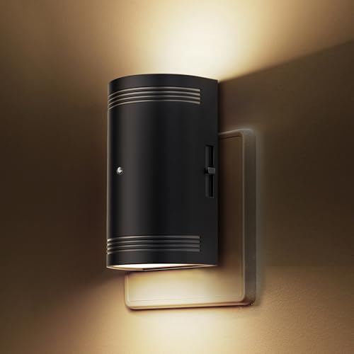 LOHAS Nachtlicht Plug in, Weiches Warmweißes 3000K Nachtlicht mit Lichtsensor, Dimmbares Nachtlicht mit Dämmerungssensor, 0-100LM, Einstellbare Helligkeit für Badezimmer Schlafzimmer Treppe, 1 Stück von LOHAS-LED