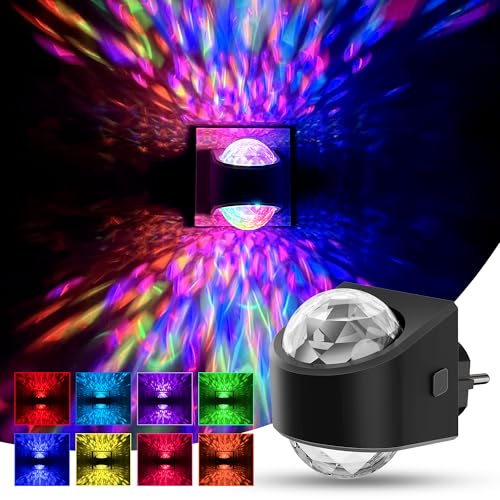 Nachtlicht, dimmbare Nachtlichter, Stecker in die Wand, Nachtlicht mit 0–100 lm, einstellbare Helligkeit e von LOHAS-LED