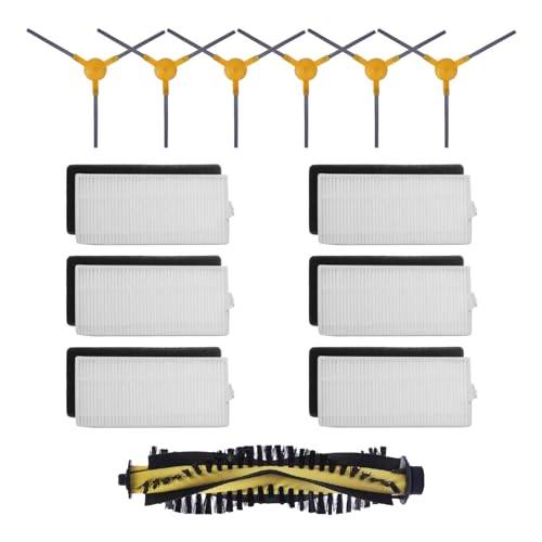 LOHILL Bürste Filter Ersatzteile Zubehör Set für Tesvor S7 Pro M2 M1 Tesvor X500 X500 Pro Staubsauger Roboter (13 Stück) von LOHILL