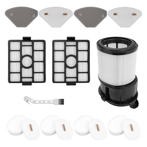 Filter Zubehör für Shark PowerDetect IP3251EUT IP3251C IP3251 IP3252 DuoClean Anti Hair Wrap Plus Akku Staubsauger Ersatzfilter Ersatzteile (11 Stück) von LOHILL