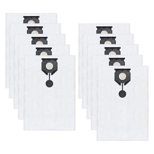 Staubbeutel Zubehör für Kärcher NT 30/1 Ap Te L NT 30/1 Ap L NT 30/1 Tact L NT 30/1 Tact Te L 30 L Nass-/Trockensauger Ersatzteile Staubsauger Beutel (10 Stück) von LOHILL