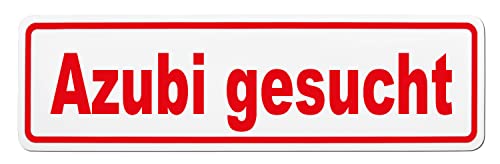 Magnetschild Azubi gesucht | Schild magnetisch | mehrere Größen lieferbar (45 x 13 cm) von LOHOFOL