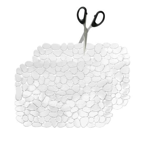 2 Stück Spülbeckeneinlage aus PVC 40x30 cm, Anti-Rutsch Spülbeckenmatte Zuschneidbar, Schutzmatte für Geschirr, Gläser & Gemüse, Abtropfhalter mit Hohlkörper-Design für Küchenspüle 2 Stück Spülbeckeneinlage aus PVC 40x30 cm, Anti-Rutsch Spülbeckenmatte Zuschneidbar, Schutzmatte für Geschirr, Gläser & Gemüse, Abtropfhalter mit Hohlkörper-Design für Küchenspüle von LOHOM